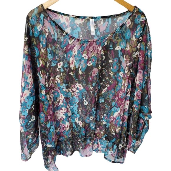 Warehouse One Cold Shoulder Blouse Size XXXL - Picture 1 of 6